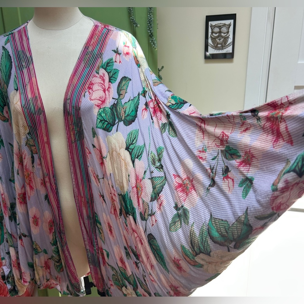 Saachi from Anthropologie floral kimono